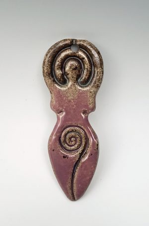 Spiral Goddess ornament