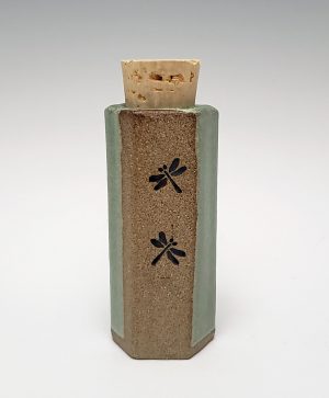 stoneware vial