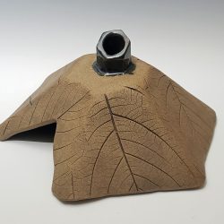 Toad house with leaf design
